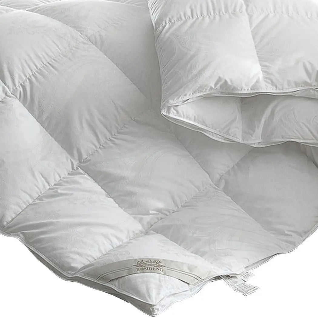 DreamZ 700GSM All Season Goose Down Feather Duvet in Double size, featuring a soft cotton cover and plush filling.